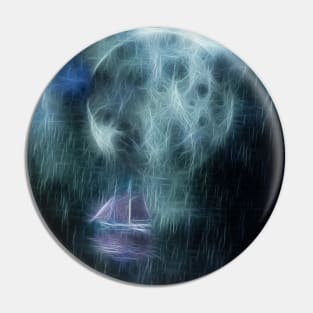 Moonlight Cruise Pin