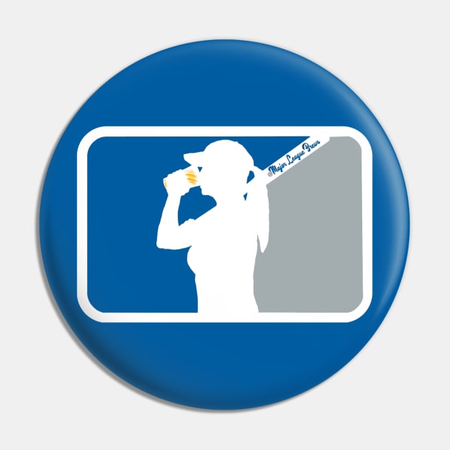 LA Dodgers Major League Brews Women Pin by Major League Brews 