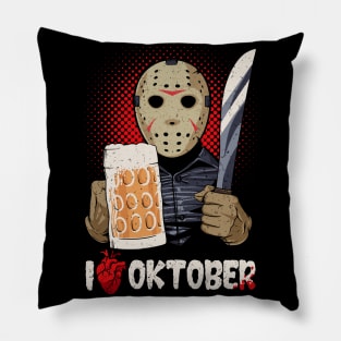 I Love Oktober Pillow