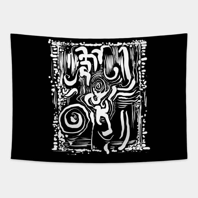 maori tribal - art Tapestry by Nikokosmos