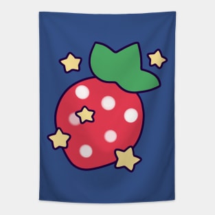 Strawberry with Stars Tapestry