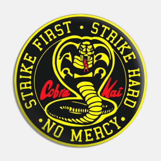 Strike First Strike Hard Pin by FightIsRight