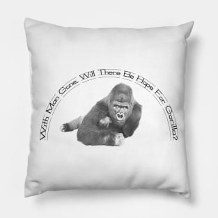 Ishmael: Hope for Gorilla? Pillow