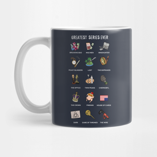 Greatest Tv Shows Ever Series Mug Teepublic