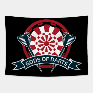 Gods of Darts, Dart Throwing Sports, Bullseye Tapestry