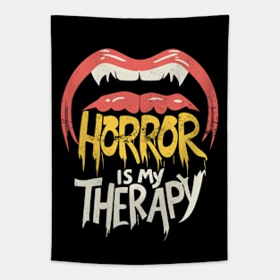 Horror is my therapy Tapestry