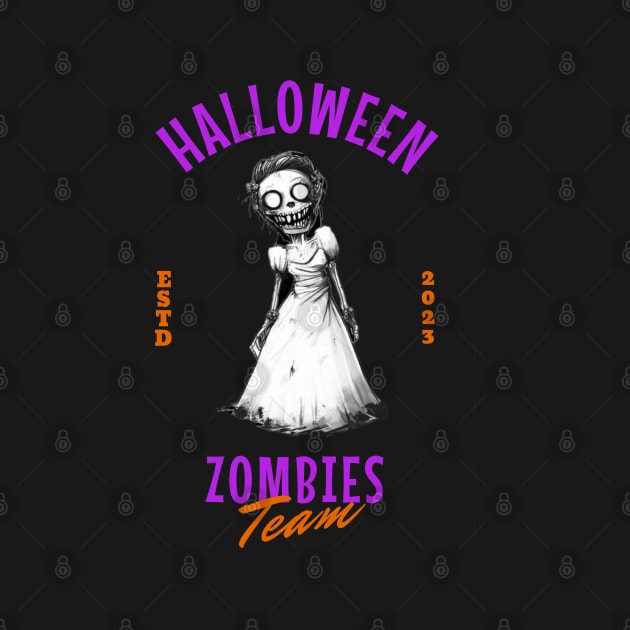 Halloween Zombie Team ella by Tinteart