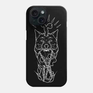 Wolf and Skull Phone Case