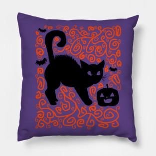 Scardy Cat! Pillow