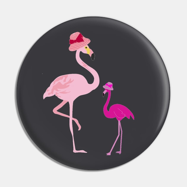 flamingo Pin by H&N