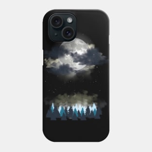 Camping under the moon Phone Case