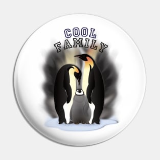 cool family - penguin Pin