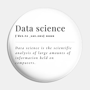 Data Science Definition Pin