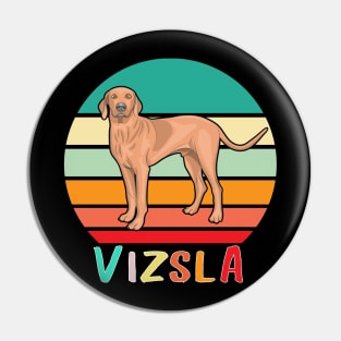 Vintage Retro Vizsla Pin