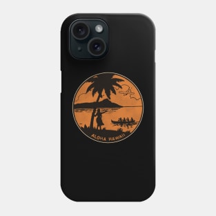 Aloha Hawaii Retro Travel Souvenir Phone Case