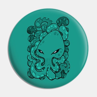 Octopus Squid Kraken Cthulhu Sea Creature - Arcadia Pin