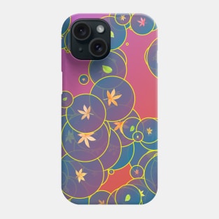 Bubbles and leaves Phone Case