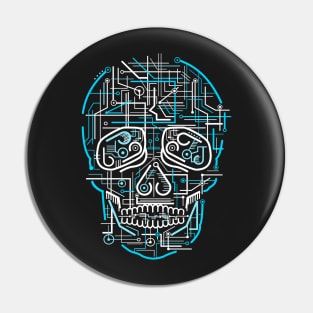 Electric Skull Pin