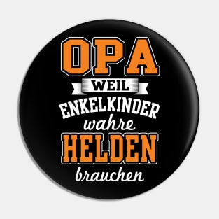 Opa weil enkelkinder superhelden brauchen (2) Pin