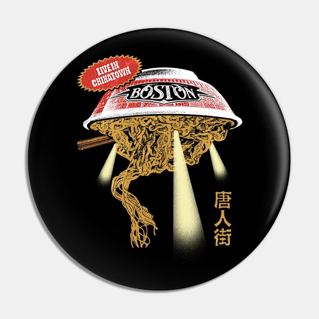 The Boston Live At China Town design Pin by ROCKHOPPER