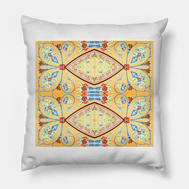 Byzantine 130 by Hypersphere Pillow by Hypersphere