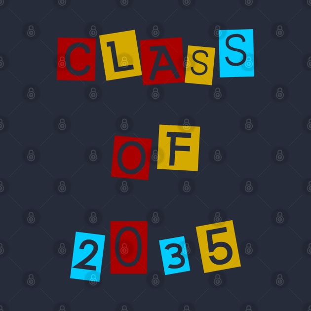 Class Of 2035 Shirt Pre-K Graduate Preschool Graduation by ALLAMDZ