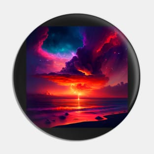 Nebula Sunset Pin