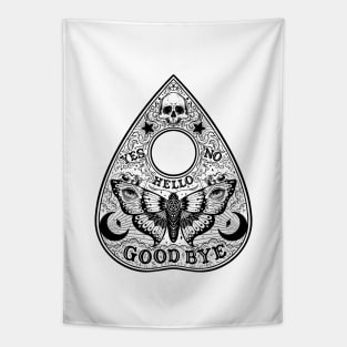 Ouija Planchette Board. Night Moth Tapestry