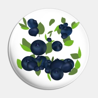 Blueberries Pin