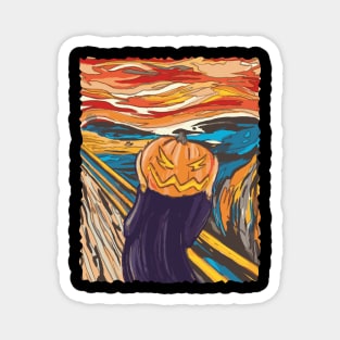 Sunset Gaze Jack-O'-Lantern Magnet