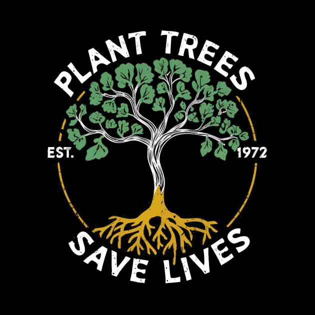 Plant Trees Save Lives by The Dark Matter Art