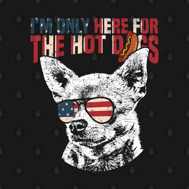 Chihuahua Shirt Funny 4th of July by Madfido