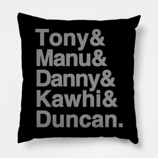 2014 San Antonio Basketball Pillow