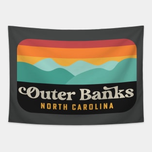 Outer Banks NC Retro OBX North Carolina Tapestry