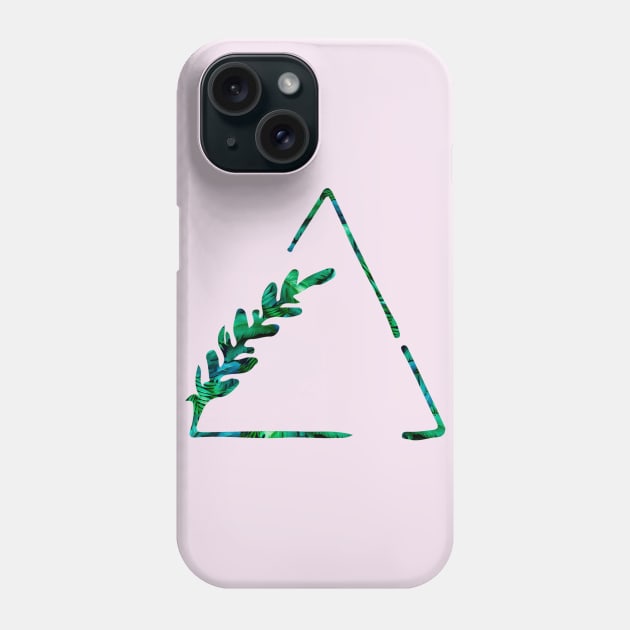 Jungle Triangle Phone Case by Amasea