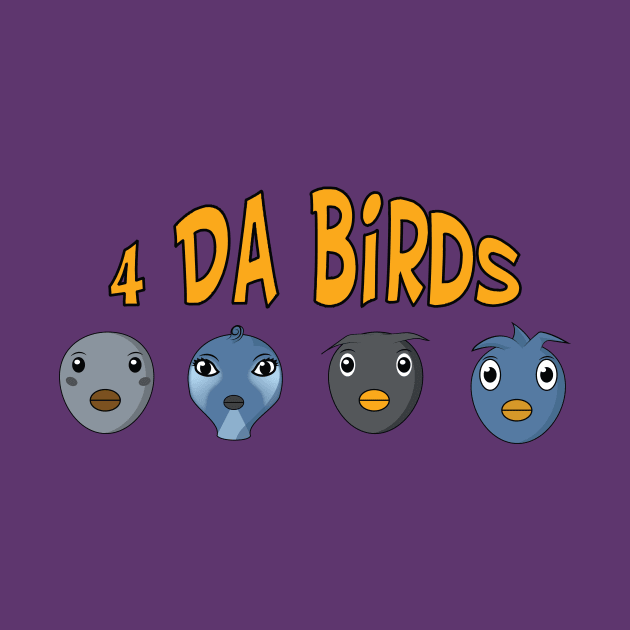 4 Da Birds Heads by TommyArtDesign