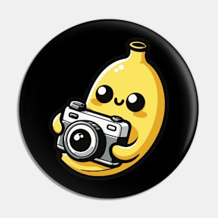 Banana-rama Photography - Cute banana taking picture Pin