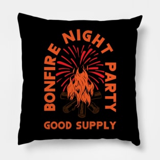 Bonfire Night Party | Camp Fire Pillow