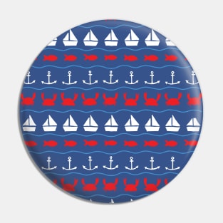 Summer Pattern Pin