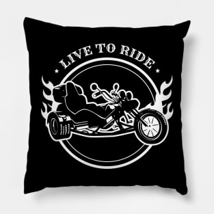 Cool Trike Trikers Design Motorcycle Trikes Gift for Triker Pillow