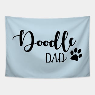 Doodle Dad Paw Tapestry