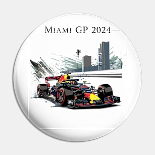 2024 Miami Grand Prix F1 T-Shirt - Merchandise | Unique F1 Tracks Design | Limited Edition | Perfect Gift for Miami F1 Fans Pin