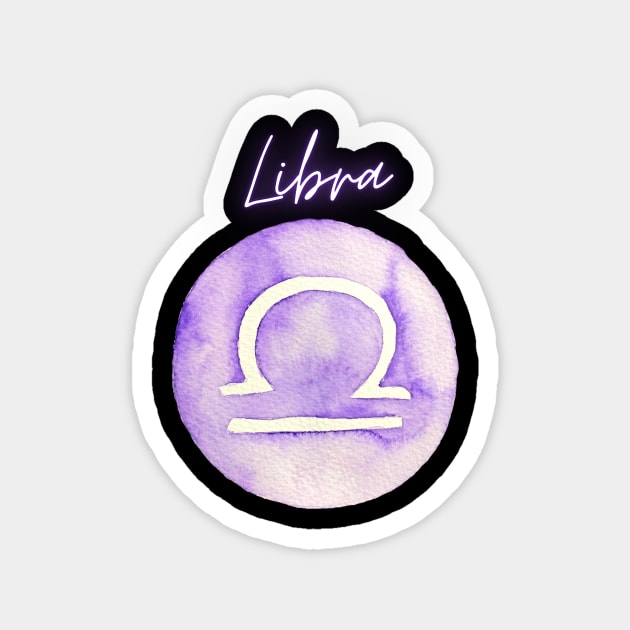 Libra zodiac sign Magnet by Dress Wild