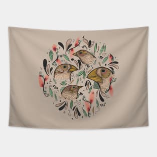 FINE FINCHES Tapestry