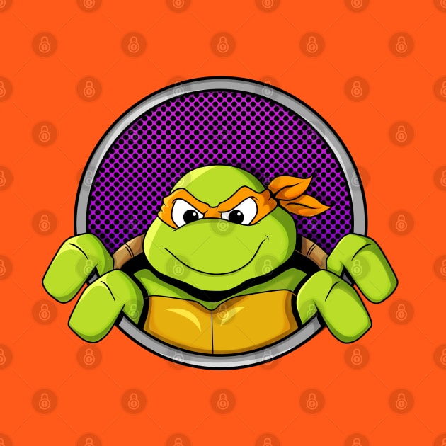 Turtle power Mikey by nicitadesigns