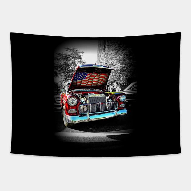 American '55 Chevy Tapestry by Hot Rod America