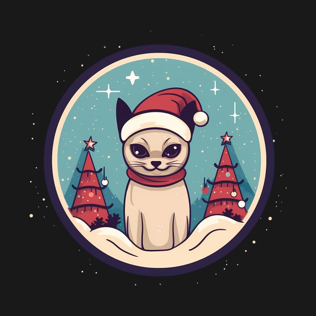 Siamese Cat Xmas, Love Cats by dukito