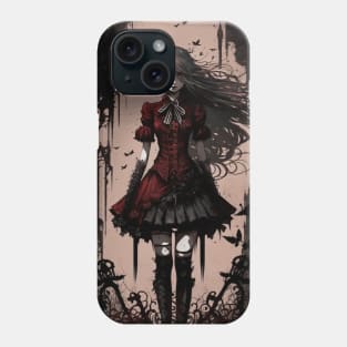 Anime Goth Girl Phone Case