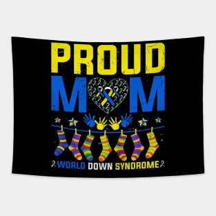 Proud Mom World Down Syndrome Day Tapestry