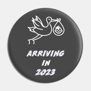 Arriving in 2023 Pin